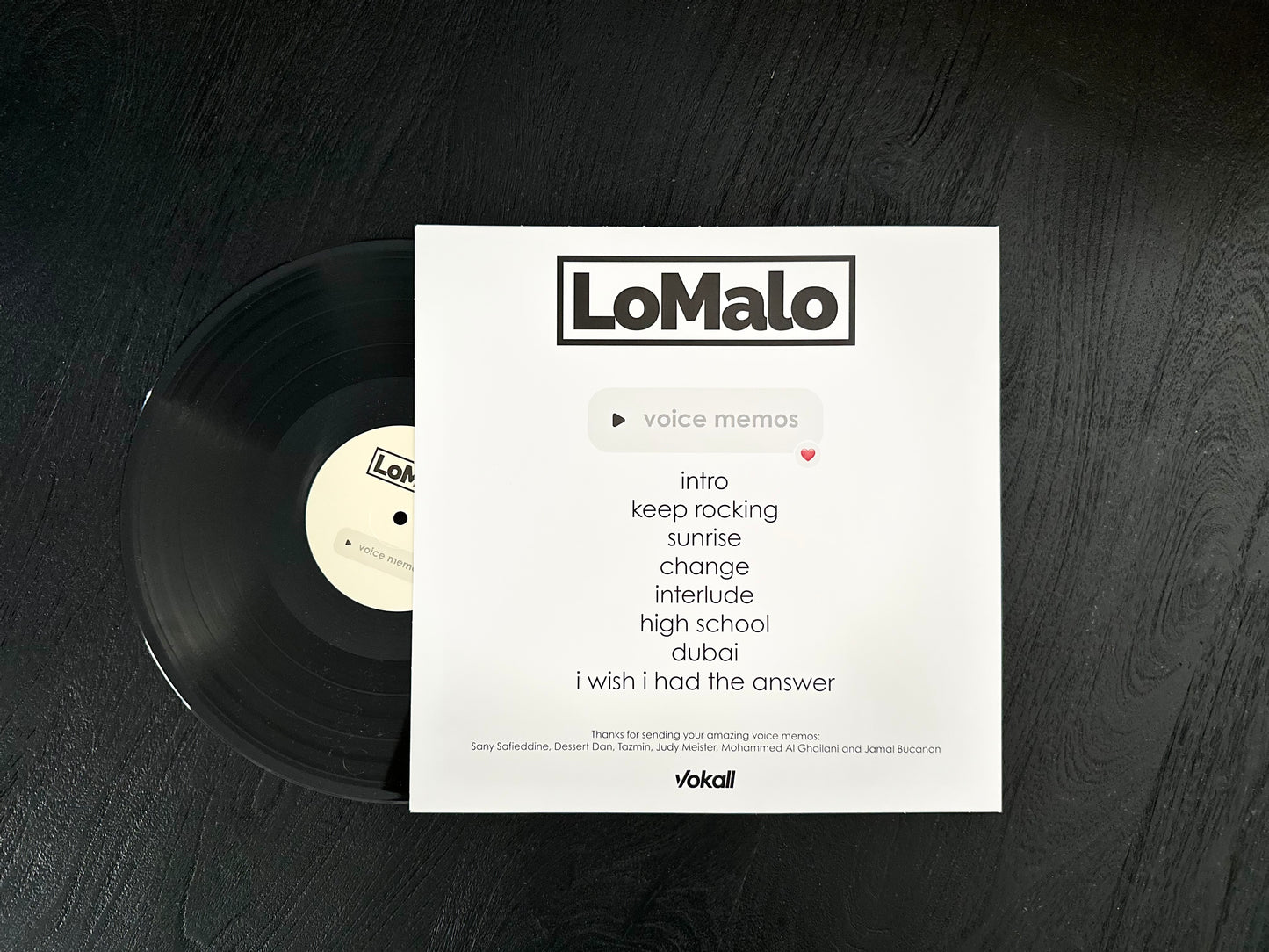 Voice Memos EP Vinyl